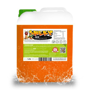 SNEKY Slush Ice SYRUP - TYP ACE MULTIFRUIT - AZOfree
