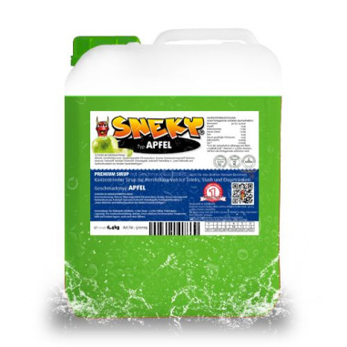 SNEKY SIRUP GRÜNER APFEL AZO 5lt