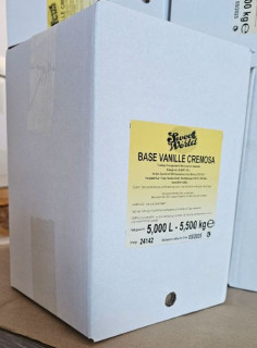 BASE VANILLE CREMOSA L/kg 5,5  bag in box