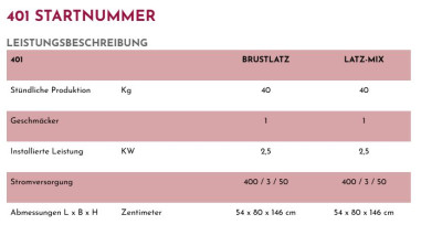 Softeismaschine 401 BIB Standm. bag in box