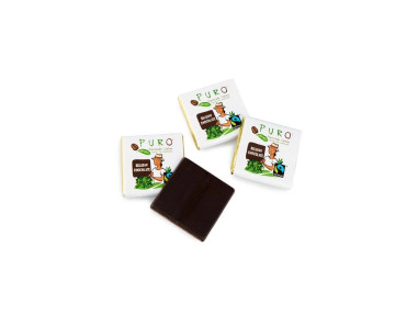 Puro Zartbitterschokolade für Kaffee 250x4,5g