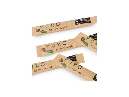 Puro brauner portionierter Zucker 1000x3g